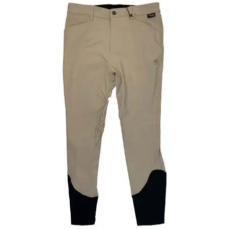 ヴェストラム(VESTRUM) 乗馬 乗馬ズボン ‘Trento’ Men’s Knee Grip Breeches in Bianco Sporco – Men’s IT 52/US 36