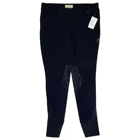 ヴェストラム(VESTRUM) 乗馬 乗馬ズボン ‘Coblenza’ Side Zip Knee Grip Breech in Black – Women’s IT 48/US 34