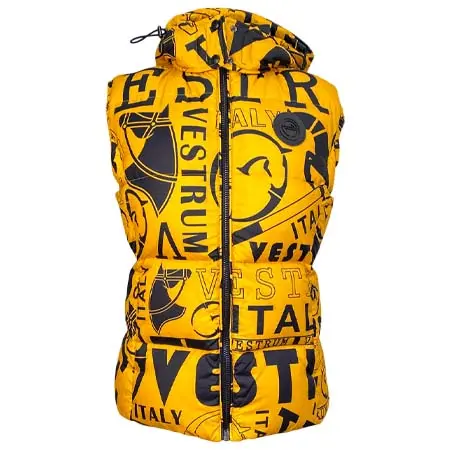 ヴェストラム(VESTRUM) 乗馬 アウター Hakuba Vest in Yellow/Black – Women’s Large