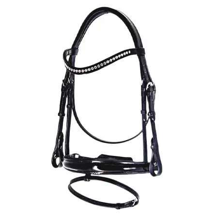 ボルテックス(Vortex) 乗馬 頭絡 Glamour Bridle – Patent Leather