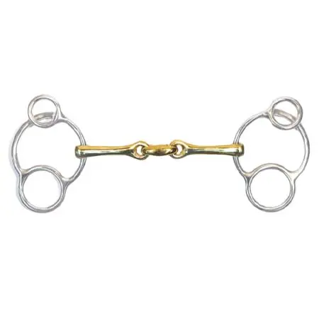 ボルテックス(Vortex) 乗馬 ハミ Comfort Gold Universal Gag