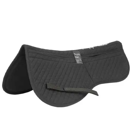 ワルステン(WAHLSTEN) 乗馬 ゼッケン・パッド CORRECTION HALF PAD W NEOPRENE INSERT PADS, BLACK