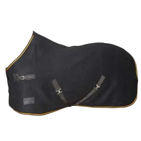 ワルステン(WAHLSTEN) 乗馬 馬着 SVART HEAVY WOOL BLANKET, BLACK-ORANGE