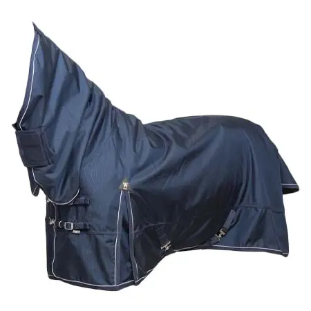 ワルステン(WAHLSTEN) 乗馬 馬着 STORM 1680D + 100G FULLNECK TURNOUT RUG, NAVY