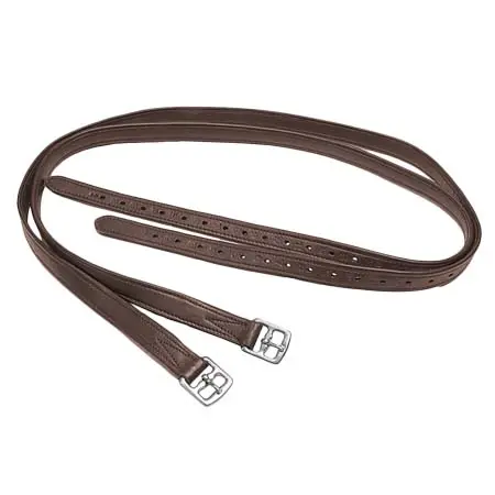 ワルステン(WAHLSTEN) 乗馬 鐙・鐙革 STIRRUP LEATHERS SOFT LEATHER/NYLON, BROWN