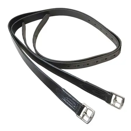 ワルステン(WAHLSTEN) 乗馬 鐙・鐙革 PREMIUM STIRRUP LEATHERS, BLACK