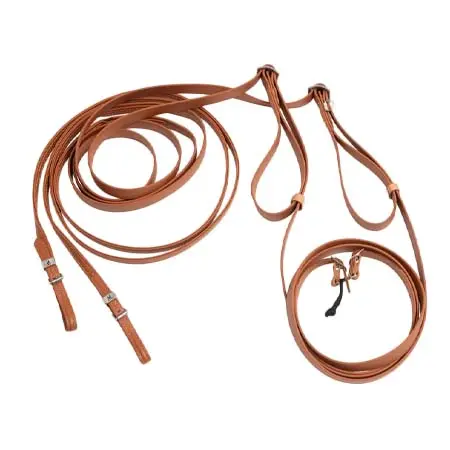 ワルステン(WAHLSTEN) 乗馬 手綱 PREMIUM 2.0 LIGHT RACING REINS BIOTHANE, TAN