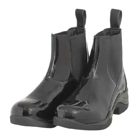 ワルステン(WAHLSTEN) 乗馬 ブーツ VINNY JODHPUR BOOTS, BLACK SHINY LEATHER