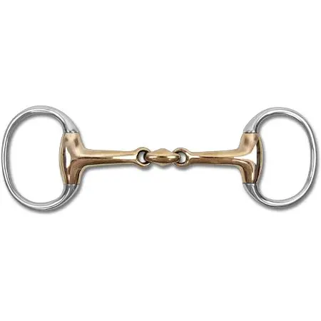 ヴァルドハウゼン(WALDHAUSEN) 乗馬 ハミ Cupris Eggbutt bit double jointed