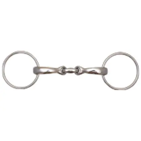 渡辺馬具(ワタナベバグ) 乗馬 ハミ 水勒銜（ダブルジョイント）