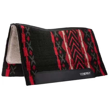 ウィーバーエクイン(Weaver Equine) 乗馬 ゼッケン・パッドSynergy Contoured Performance Saddle Pad