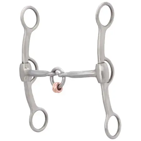ウィーバーエクイン(Weaver Equine) 乗馬 ハミKen McNabb Lifter Bit, 5-1/4” 3-Piece Lifesaver Mouth,