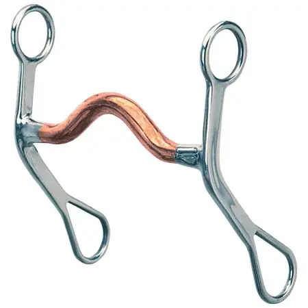 ウィーバーエクイン(Weaver Equine) 乗馬 ハミAll Purpose Bit, 5-1/2″ Medium Port Copper Mouth