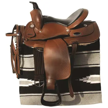 ウィンザーエストリアン(Windsor Equestrian) 乗馬 鞍 Colt Western Saddle, Bridle And Saddle Pad Set – Horse Gifts