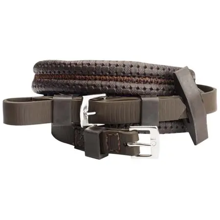 ウィンテック(Wintec) 乗馬 手綱 Equi-Leather Grip Reins