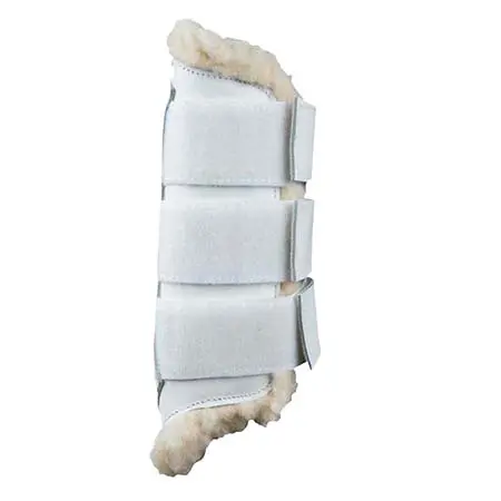 ザルディ(Zaldi) 乗馬 馬用プロテクター LEATHER FLEECE BACK BOOT