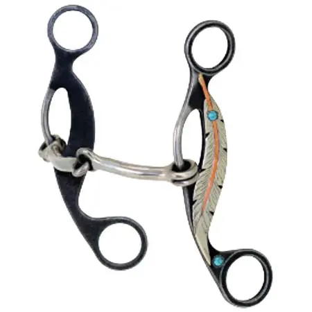 ジルコ(Zilco) 乗馬 ハミ Feather Collection Smooth Snaffle Gag Bit
