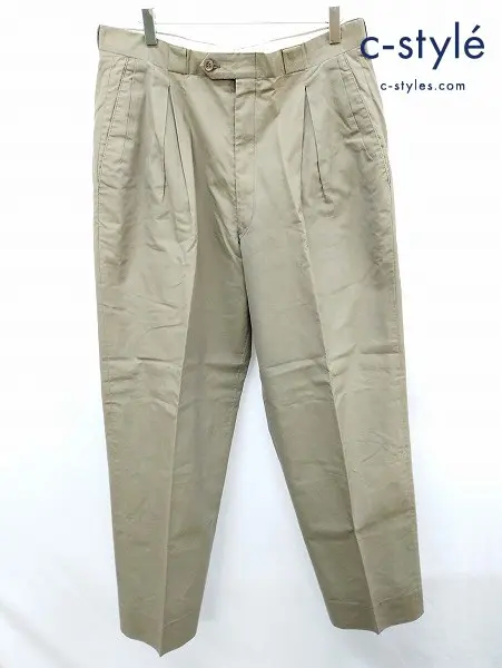 GIORGIO ARMANI ジョルジオアルマーニ パンツ 50LUN カーキ系 コットン100% イタリア製