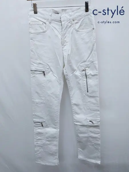 Dior ディオール デニムパンツ 27 ホワイト イタリア製 663D055TX167