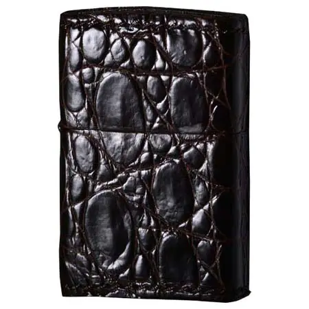 ジッポー(ZIPPO) Leather/クロコダイル BW PE-WEB-0045