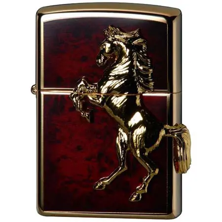 ジッポー(ZIPPO) ゴールドプレート ウイニング ウィニーディープレッド PE-WEB-0141