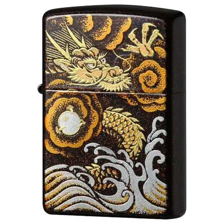 ジッポー(ZIPPO) 蒔絵(梨地) 龍 KJ-WEB-0082