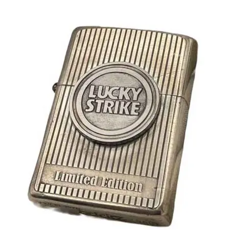 ジッポー(ZIPPO) スターリングシルバー LUCKY STRIKE