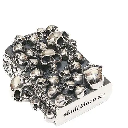 ジッポー(ZIPPO) スターリングシルバー 骸骨 スカル ZP-6-YU