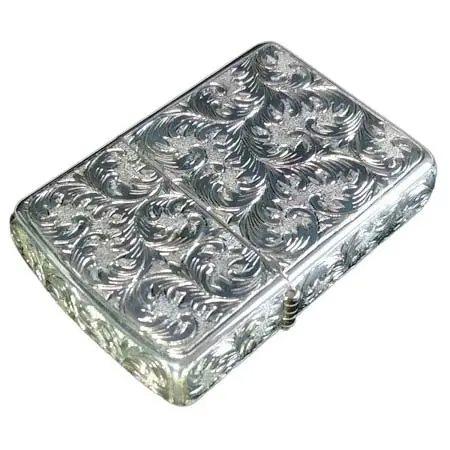 ジッポー(ZIPPO) スターリングシルバー 26アラベスク アーマー 面手彫り彫刻