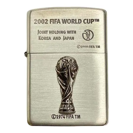 ジッポー(ZIPPO) スターリングシルバー FIFA 2002 WORLD CUP KOREA JAPAN 100個限定