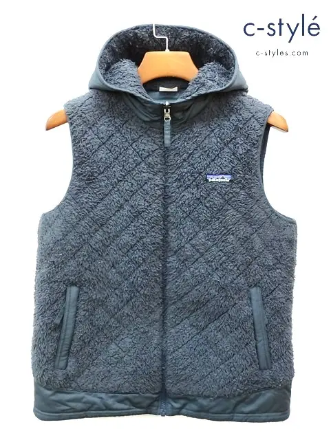 patagonia パタゴニア フリースベスト M グレー 25221 リバーシブル