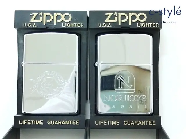 ZIPPO ジッポー オイルライター KOALA RESORT AUSTRALIA ’96 NORIKO’S HAWAII ’93 シルバー 計2点
