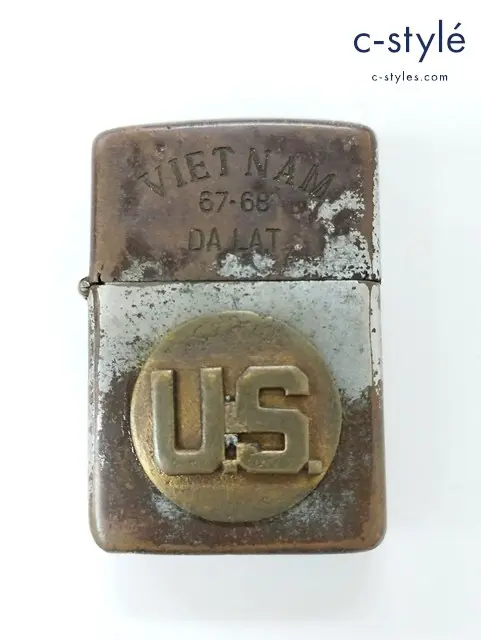 ZIPPO ジッポー オイルライター VIETNAM 67-68 DA LAT U.S. 1968