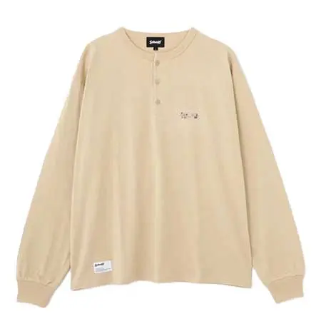 Schott(ショット) SHAKEHAND HENLEY LS T-SHIRT 7826130003