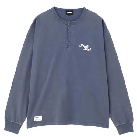 Schott(ショット) PLENTY TOUGH EMB. HENLEY LS T-SHIRT 7826130002