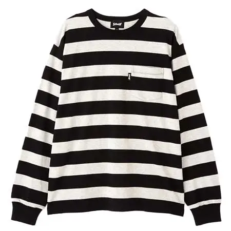 Schott(ショット) WIDE BORDER L/S T-SHIRT 7825930005