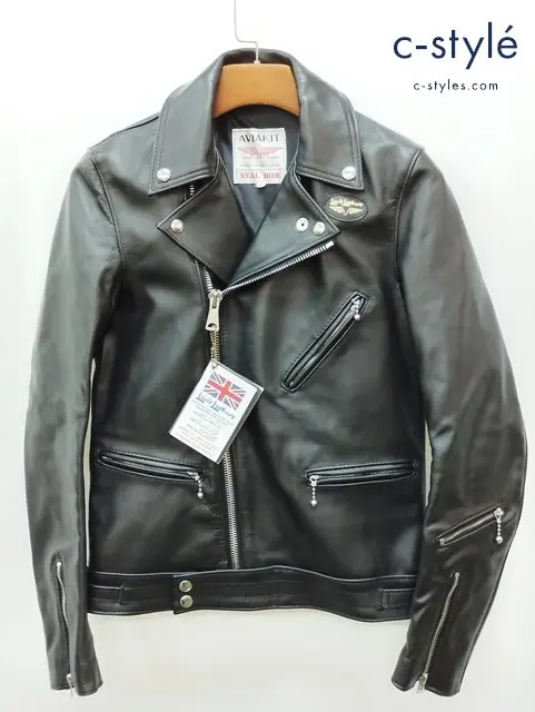 Lewis Leathers ルイスレザー ライダースジャケット 32 ブラック サイクロン 441T