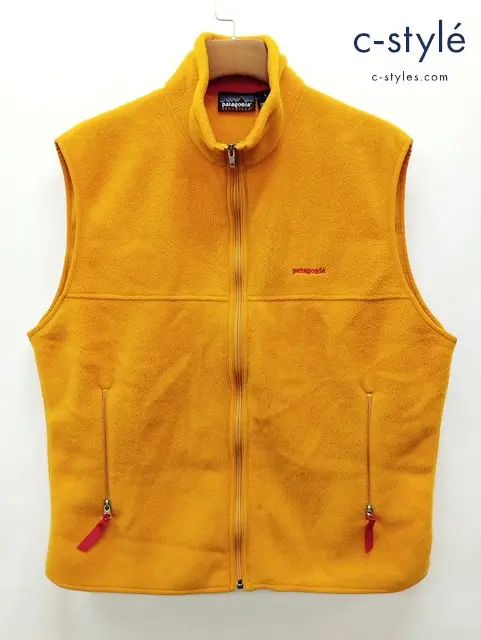 Patagonia パタゴニア フリースベスト L オレンジ 25182