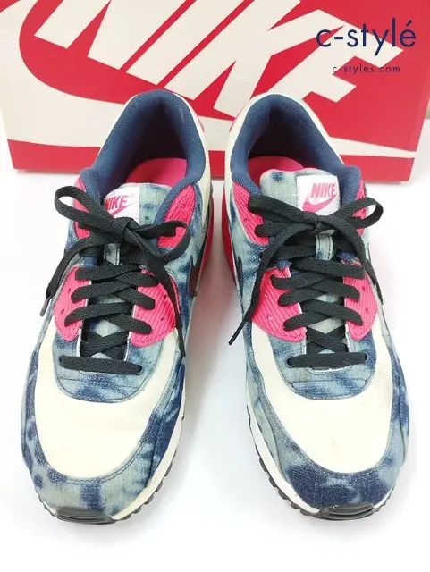 NIKE ナイキ スニーカー 28.5cm インディゴ系 AIR MAX 90 DNM QS 700875-400
