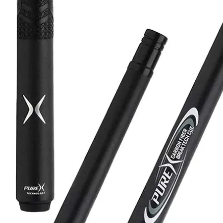 ピュアエックス(PURE X) ビリヤード キュー カーボンファイバーブレイク スポーツラップ