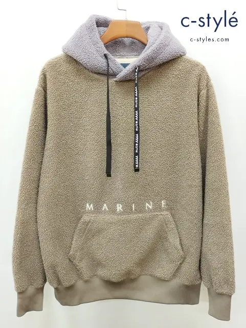 MUTA MARINE ムータマリン ボアプルオーバーパーカー 6 ブラウン系 MMJC-443195