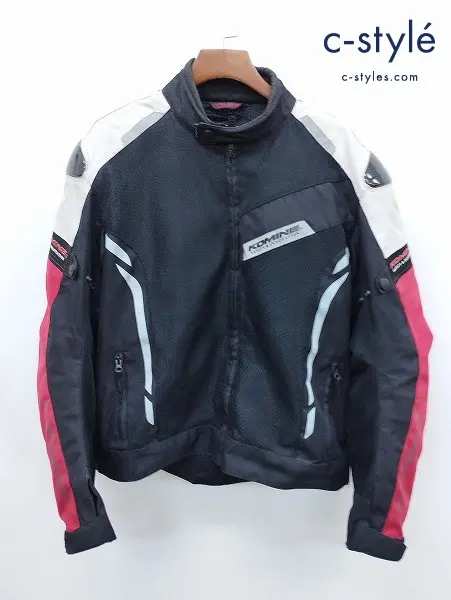 KOMINE コミネ カーボンプロテクトメッシュジャケット 4XL ブラック JK-103 07-103