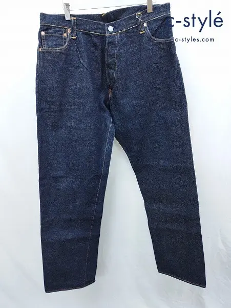 EVISU エヴィス デニムパンツ 42×35 インディゴ 綿100% 日本製 ボタンフライ 2001 NO.1 SPECIAL