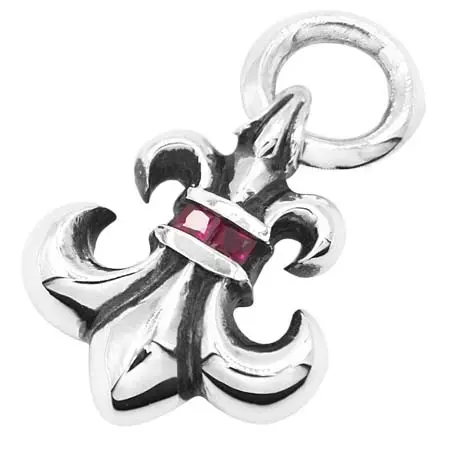 クロムハーツ(CHROME HEARTS) ネックレス BSフレアチャーム withルビー