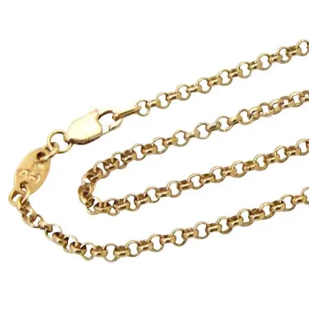クロムハーツ(CHROME HEARTS) ネックレス ロールチェーン 22K 24インチ
