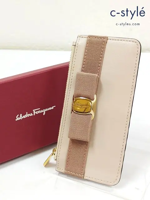 Salvatore Ferragamo サルヴァトーレフェラガモ コインケース ピンク 22E010 カードケース