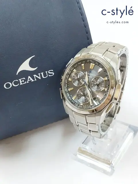 CASIO カシオ 腕時計 ブラック×シルバー OCEANUS OCW-S1000 クオーツ
