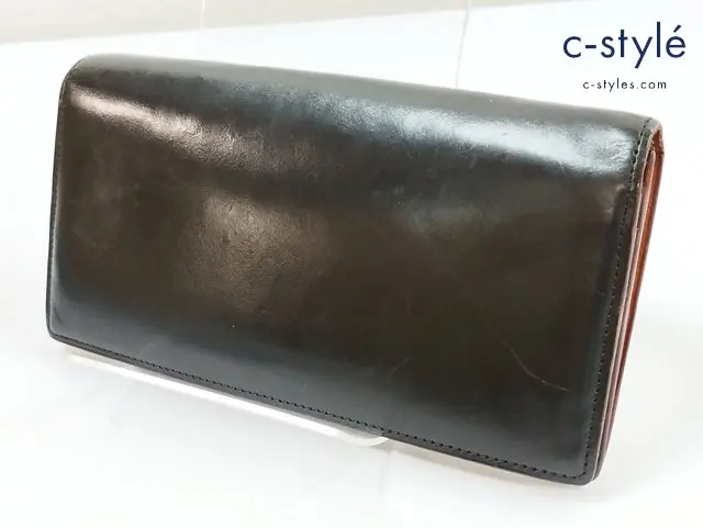 GANZO ガンゾ ウォレット 長財布 ブラック レザー