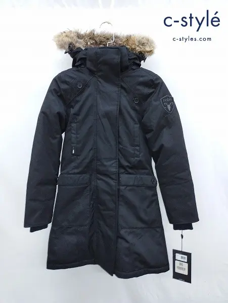nobis ノビス ダウンコート XXS ブラック MERIDETH レディース
