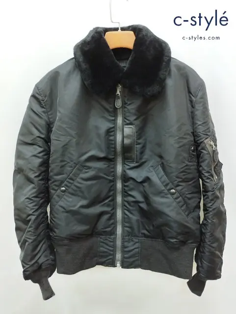 BUZZ RICKSON’S バズリクソンズ フライトジャケット 42 ブラック B-15C WILLIAM GIBSON BR13063